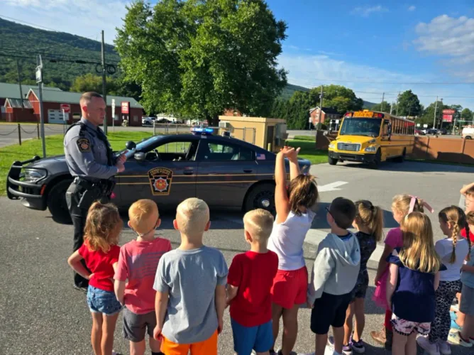 Trooper educates Wingate students  on life as a police officer